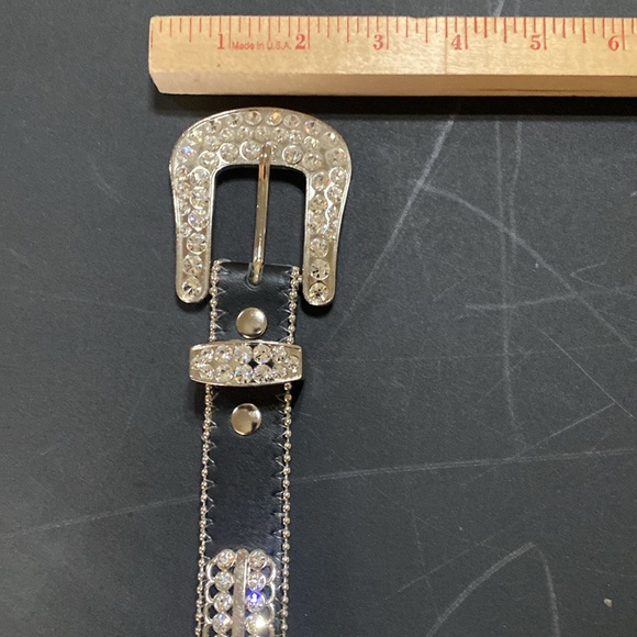Black Rhinestone Belt - Picture 8 of 9